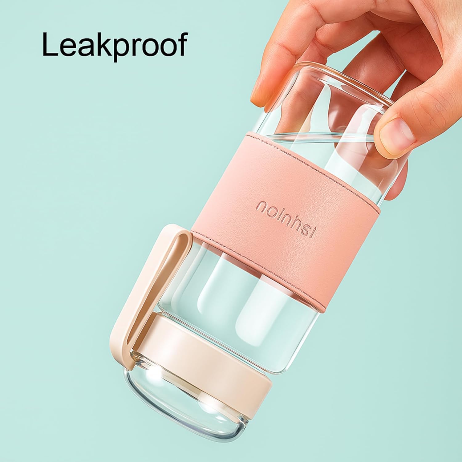 Fashion bottle close-up of cap mechanism