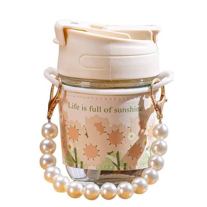 Moti mug showing pearl bead texture detail